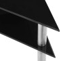 Black tempered glass kitchen shelf 49.5x35x26 cm by vidaXL, spice racks - Ref: Foro24-249526, Price: 13,25 €, Discount: %