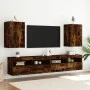 Wand-TV-Möbel 2 Stück geräuchertes Eichenholz 40,5x30x60 cm von , TV-Möbel - Ref: Foro24-836919, Preis: 66,02 €, Rabatt: %
