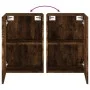 Wand-TV-Möbel 2 Stück geräuchertes Eichenholz 40,5x30x60 cm von , TV-Möbel - Ref: Foro24-836919, Preis: 66,02 €, Rabatt: %