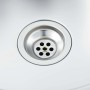 Fregadero de cocina con escurridor acero inox 800x600x155 mm