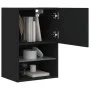 TV-Möbel mit LED-Leuchten 2 Stück schwarz 40,5x30x60 cm von , TV-Möbel - Ref: Foro24-837032, Preis: 82,00 €, Rabatt: %