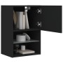 TV-Möbel mit LED-Leuchten 2 Stück schwarz 40,5x30x60 cm von , TV-Möbel - Ref: Foro24-837032, Preis: 89,89 €, Rabatt: %