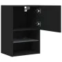 TV-Möbel mit LED-Leuchten 2 Stück schwarz 40,5x30x60 cm von , TV-Möbel - Ref: Foro24-837032, Preis: 82,00 €, Rabatt: %