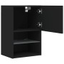 TV-Möbel mit LED-Leuchten 2 Stück schwarz 40,5x30x60 cm von , TV-Möbel - Ref: Foro24-837032, Preis: 89,89 €, Rabatt: %