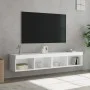 TV-Möbel mit LED-Leuchten 2 Stück weiß 80x30x30 cm von , TV-Möbel - Ref: Foro24-837142, Preis: 72,82 €, Rabatt: %