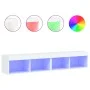 TV-Möbel mit LED-Leuchten 2 Stück weiß 80x30x30 cm von , TV-Möbel - Ref: Foro24-837142, Preis: 72,82 €, Rabatt: %