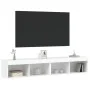 TV-Möbel mit LED-Leuchten 2 Stück weiß 80x30x30 cm von , TV-Möbel - Ref: Foro24-837142, Preis: 72,82 €, Rabatt: %