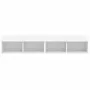 TV cabinets with LED lights 2 units white 80x30x30 cm by , TV Furniture - Ref: Foro24-837142, Price: 72,82 €, Discount: %