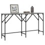 Sonoma Konsolentisch aus grauem Holzwerkstoff 140x29x75 cm von , Seitentische - Ref: Foro24-837760, Preis: 50,44 €, Rabatt: %