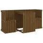 2-Sitzer-Balkongarnitur Kiefernholz massiv honigbraun von , Gartensets - Ref: Foro24-825061, Preis: 152,42 €, Rabatt: %