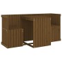 Juego de balcón 2 plazas madera maciza de pino marrón miel de , Conjuntos de jardín - Ref: Foro24-825061, Precio: 153,71 €