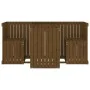 Balcony set, 2-seater, solid pine wood, honey brown. by , Garden sets - Ref: Foro24-825061, Price: 152,41 €, Discount: %