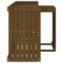 2-Sitzer-Balkongarnitur Kiefernholz massiv honigbraun von , Gartensets - Ref: Foro24-825061, Preis: 152,42 €, Rabatt: %