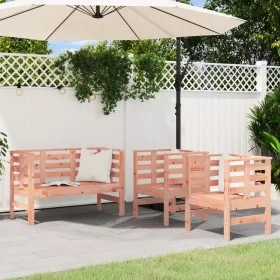 3-teiliges Gartenmöbel-Set aus Massivholz Douglasie von , Gartensets - Ref: Foro24-825147, Preis: 157,46 €, Rabatt: %