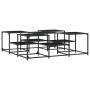 Engineered wood black coffee table 121x121x40 cm by , Coffee table - Ref: Foro24-839068, Price: 72,91 €, Discount: %