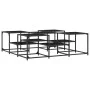 Engineered wood black coffee table 121x121x40 cm by , Coffee table - Ref: Foro24-839068, Price: 72,26 €, Discount: %