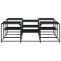 Engineered wood black coffee table 121x121x40 cm by , Coffee table - Ref: Foro24-839068, Price: 72,26 €, Discount: %