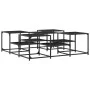 Engineered wood black coffee table 121x121x40 cm by , Coffee table - Ref: Foro24-839068, Price: 72,26 €, Discount: %
