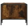 Center table with smoked oak engineered wood shelf 100x51x40cm by , Coffee table - Ref: Foro24-837734, Price: 48,47 €, Discou...