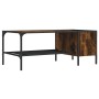 Couchtisch Regal Holzwerkstoff Räuchereiche 100x51x40cm von , Couchtisch - Ref: Foro24-837734, Preis: 49,05 €, Rabatt: %