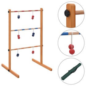 Holz-Golf-Spin-Leiter-Spiel von vidaXL, Spiele für draussen - Ref: Foro24-91805, Preis: 57,86 €, Rabatt: %