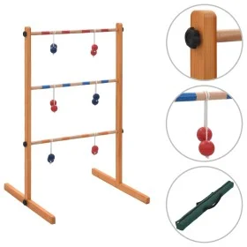 Holz-Golf-Spin-Leiter-Spiel von vidaXL, Spiele für draussen - Ref: Foro24-91805, Preis: 57,74 €, Rabatt: %