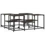 Mesa de centro madera de ingeniería roble marrón 91x91x40 cm de , Mesas de centro - Ref: Foro24-839077, Precio: 57,93 €, Desc...