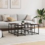 Engineered wood brown oak coffee table 91x91x40 cm by , Coffee table - Ref: Foro24-839077, Price: 58,47 €, Discount: %