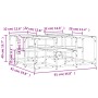 Couchtisch aus Holzwerkstoff braune Eiche 91x91x40 cm von , Couchtisch - Ref: Foro24-839077, Preis: 58,47 €, Rabatt: %