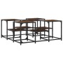 Couchtisch Holzwerkstoff Räuchereiche 91x91x40 cm von , Couchtisch - Ref: Foro24-839075, Preis: 56,46 €, Rabatt: %