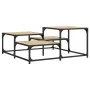 Mesa de centro madera ingeniería roble Sonoma 87,5x87,5x40 cm de , Mesas de centro - Ref: Foro24-837743, Precio: 41,24 €, Des...