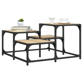 Sonoma Couchtisch aus Eichenholz 68x68x40 cm von , Couchtisch - Ref: Foro24-837748, Preis: 39,51 €, Rabatt: %