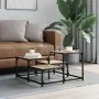 Engineered wood Sonoma oak coffee table 68x68x40 cm by , Coffee table - Ref: Foro24-837748, Price: 35,20 €, Discount: %