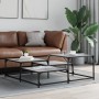 Engineered wood Sonoma gray coffee table 107x107x40 cm by , Coffee table - Ref: Foro24-837755, Price: 52,20 €, Discount: %