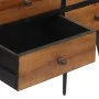 Solid recycled teak console table with drawers 116x30x76 cm by , Drawers - Ref: Foro24-358525, Price: 196,44 €, Discount: %