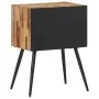 Solid teak wood bedside table 47x31.5x60 cm by , Nightstands - Ref: Foro24-358538, Price: 143,17 €, Discount: %