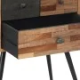 Solid teak wood bedside table 47x31.5x60 cm by , Nightstands - Ref: Foro24-358538, Price: 143,17 €, Discount: %