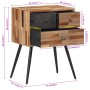 Mesita de noche madera maciza de teca 47x31,5x60 cm de , Mesitas de noche - Ref: Foro24-358538, Precio: 145,37 €, Descuento: %