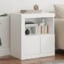 Sideboard with white LED lights 60.5x37x67 cm by , Sideboards - Ref: Foro24-836616, Price: 91,21 €, Discount: %