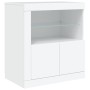 Sideboard mit weißen LED-Leuchten 60,5x37x67 cm von , Sideboards - Ref: Foro24-836616, Preis: 93,57 €, Rabatt: %