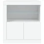 Sideboard with white LED lights 60.5x37x67 cm by , Sideboards - Ref: Foro24-836616, Price: 91,21 €, Discount: %