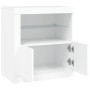 Sideboard with white LED lights 60.5x37x67 cm by , Sideboards - Ref: Foro24-836616, Price: 93,57 €, Discount: %