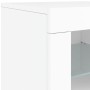 Sideboard mit weißen LED-Leuchten 60,5x37x67 cm von , Sideboards - Ref: Foro24-836616, Preis: 93,57 €, Rabatt: %