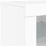 Sideboard with white LED lights 60.5x37x67 cm by , Sideboards - Ref: Foro24-836616, Price: 91,21 €, Discount: %