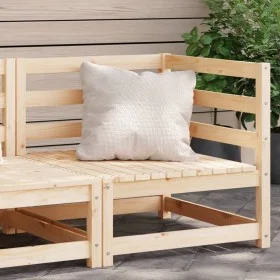 Ecksofa für den Garten aus massivem Kiefernholz 70x70x67 cm von , Modulare Sofas für den Außenbereich - Ref: Foro24-837900, P...