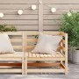 Ecksofa für den Garten aus massivem Kiefernholz 70x70x67 cm von , Modulare Sofas für den Außenbereich - Ref: Foro24-837900, P...