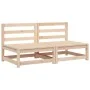 Garden sofas without armrests 2 units pine wood 70x70x67 cm by , Modular outdoor sofas - Ref: Foro24-837921, Price: 80,50 €, ...