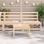 Garden sofas without armrests 2 units pine wood 70x70x67 cm by , Modular outdoor sofas - Ref: Foro24-837921, Price: 80,50 €, ...