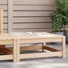 Gartenhocker aus massivem Kiefernholz 70x70x30 cm von , Modulare Sofas für den Außenbereich - Ref: Foro24-837935, Preis: 43,8...