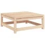 Taburete de jardín madera maciza de pino 70x70x30 cm de , Sofás modulares de exterior - Ref: Foro24-837935, Precio: 43,96 €, ...